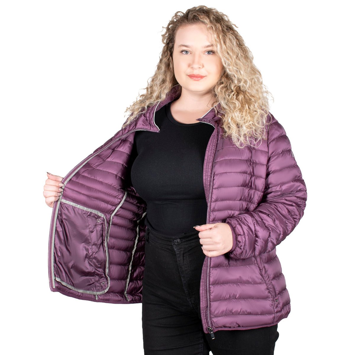 Chamarra Capitonada con Gorro Desmontable Mujer Plus Size - The Original Greenlander