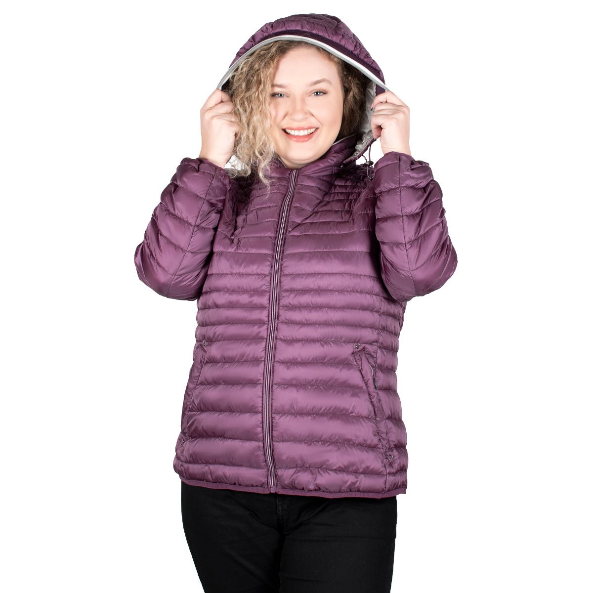 Chamarra Capitonada con Gorro Desmontable Mujer Plus Size - The Original Greenlander