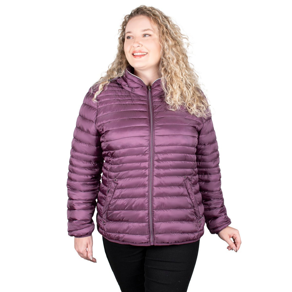 Chamarra Capitonada con Gorro Desmontable Mujer Plus Size - The Original Greenlander