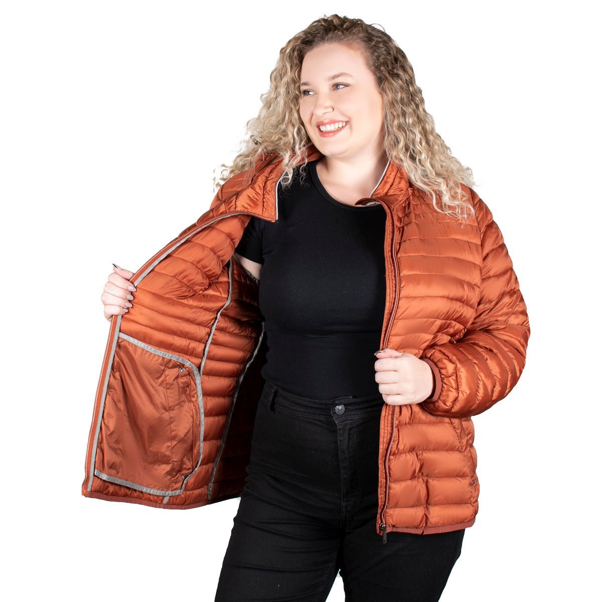 Chamarra Capitonada con Gorro Desmontable Mujer Plus Size - The Original Greenlander