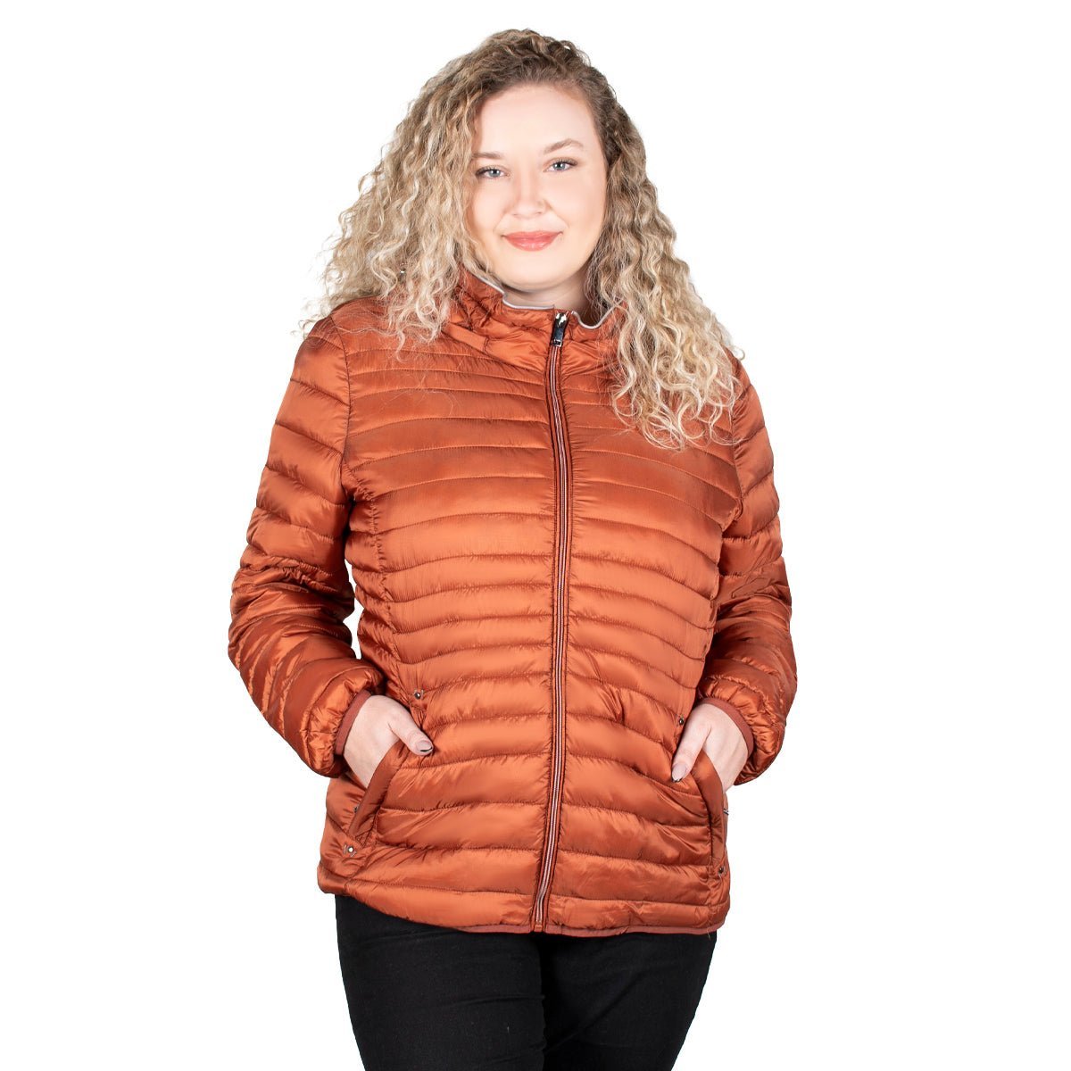 Chamarra Capitonada con Gorro Desmontable Mujer Plus Size - The Original Greenlander