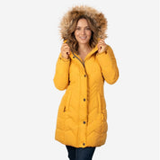 Chamarra Capitonada Con Gorro Desmontable para Mujer - Greenlander