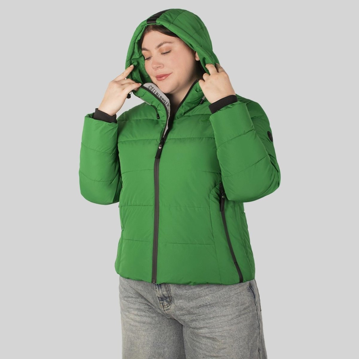 Chamarra capitonada con gorro reflejante para mujer Greenlander - Greenlander