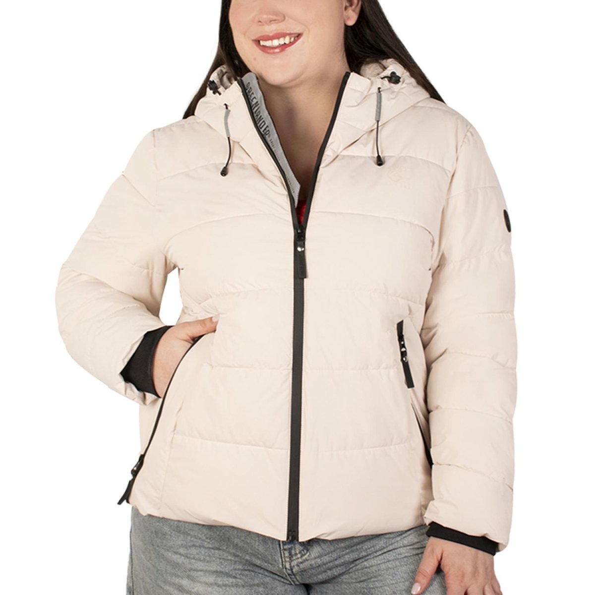 Chamarra capitonada con gorro reflejante para mujer Greenlander - Greenlander