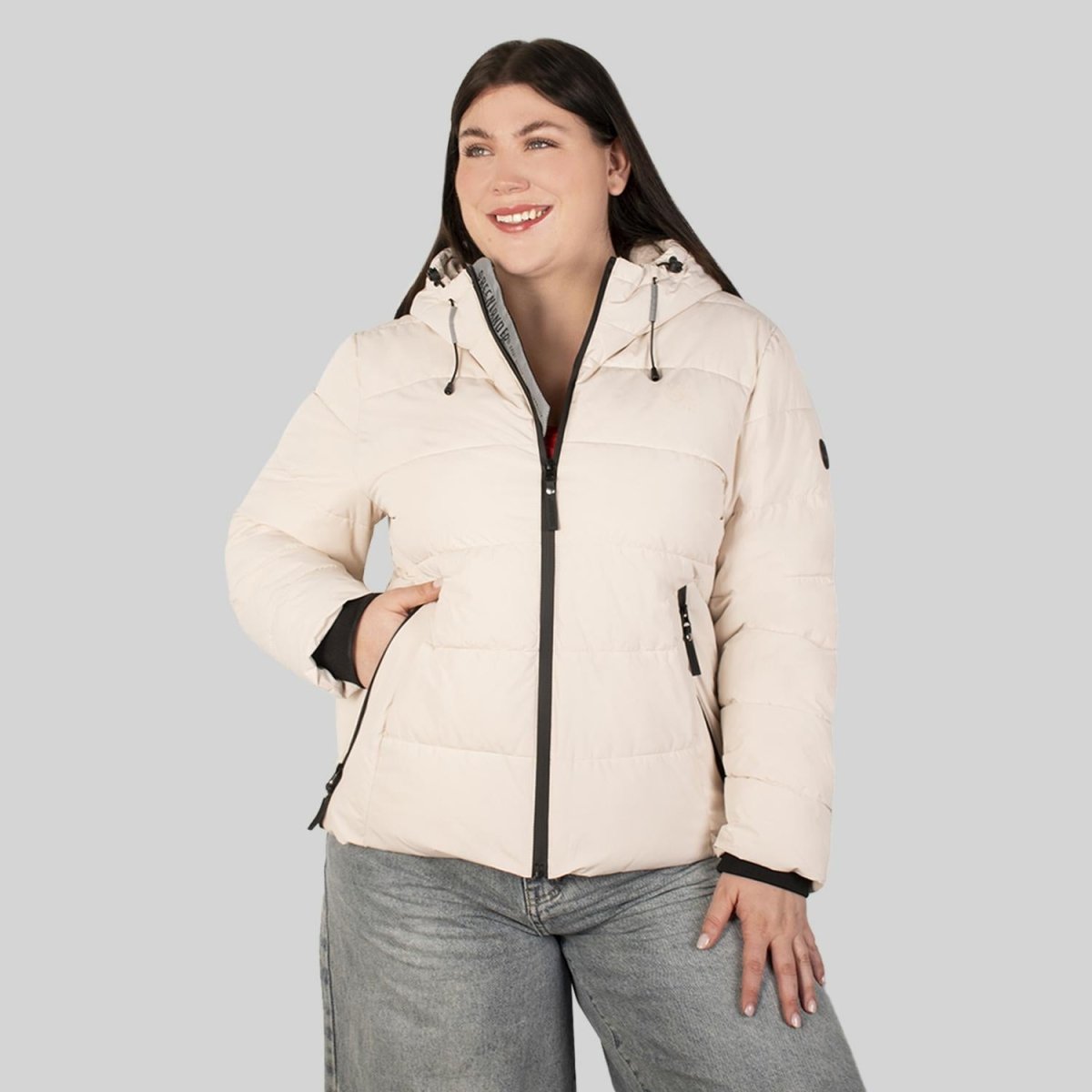 Chamarra capitonada con gorro reflejante para mujer Greenlander - Greenlander