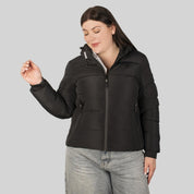 Chamarra capitonada con gorro reflejante para mujer Greenlander - Greenlander