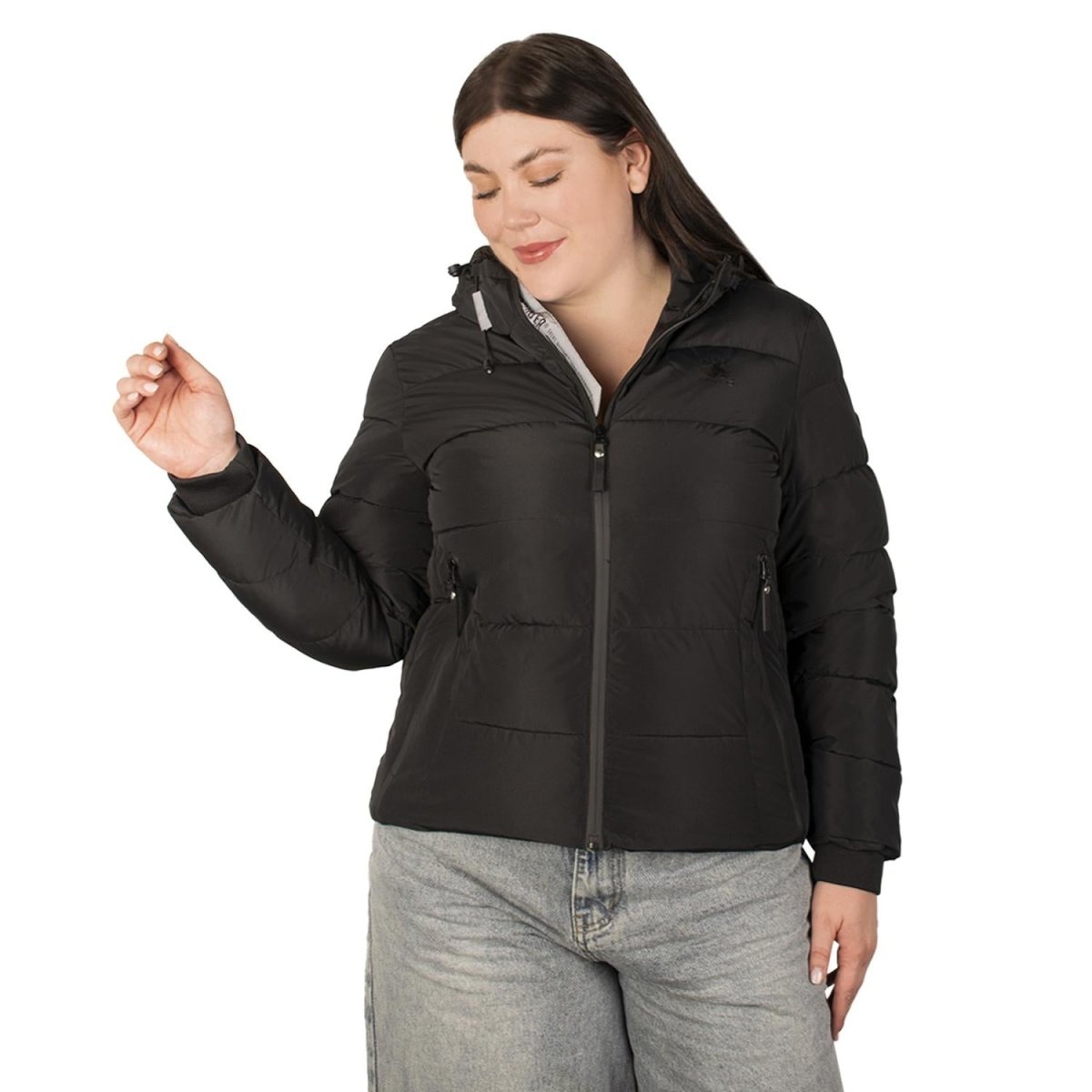 Chamarra capitonada con gorro reflejante para mujer Greenlander - Greenlander