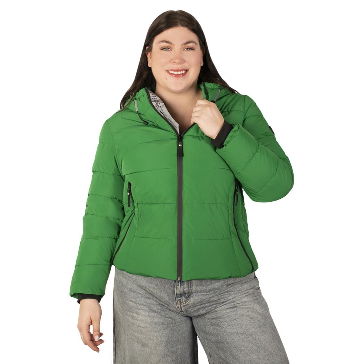 Chamarra capitonada con gorro reflejante para mujer Greenlander - Greenlander