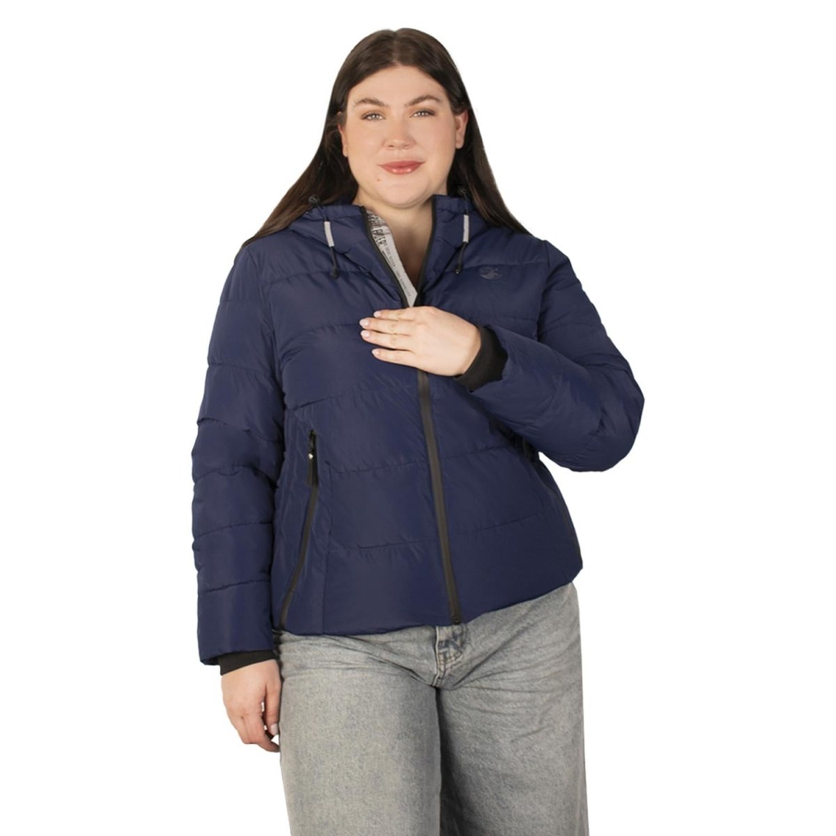 Chamarra capitonada con gorro reflejante para mujer Greenlander - Greenlander