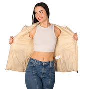 Chamarra Capitonada De Pluma Con Cuello Fur Mujer - Greenlander