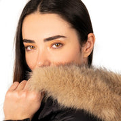 Chamarra Capitonada De Pluma Con Cuello Fur Mujer - Greenlander
