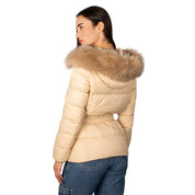 Chamarra Capitonada De Pluma Con Cuello Fur Mujer - Greenlander