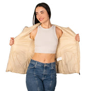 Chamarra Capitonada De Pluma Con Cuello Fur Mujer - Greenlander