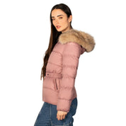 Chamarra Capitonada De Pluma Con Cuello Fur Mujer - Greenlander