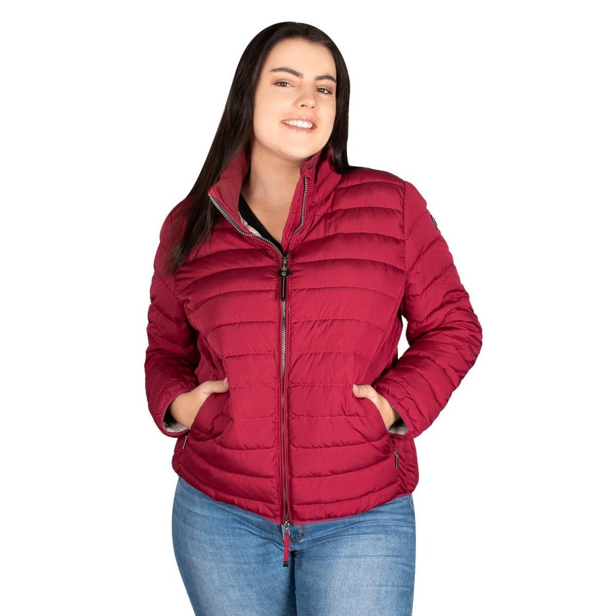Chamarra Capitonada De Pluma Mujer Plus Size - Greenlander