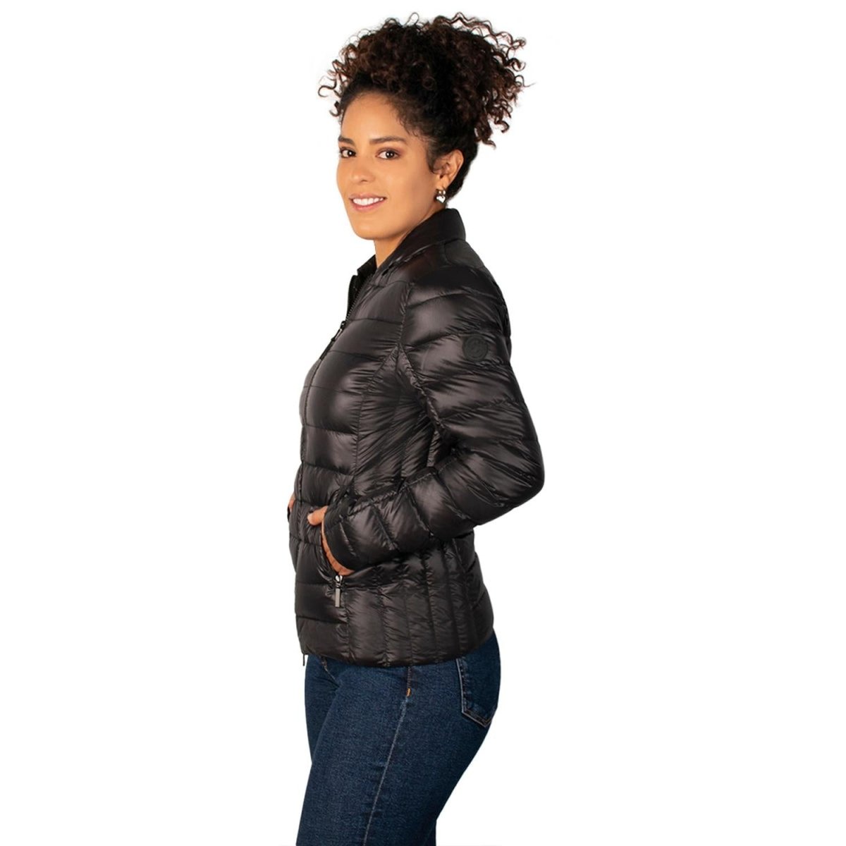 Chamarra Capitonada De Pluma Packable Mujer - Greenlander