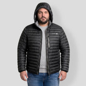 Chamarra Capitonada Empacable Plus Size para Hombre con Capucha Oculta | Greenlander - Greenlander