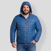 Chamarra Capitonada Empacable Plus Size para Hombre con Capucha Oculta | Greenlander - Greenlander