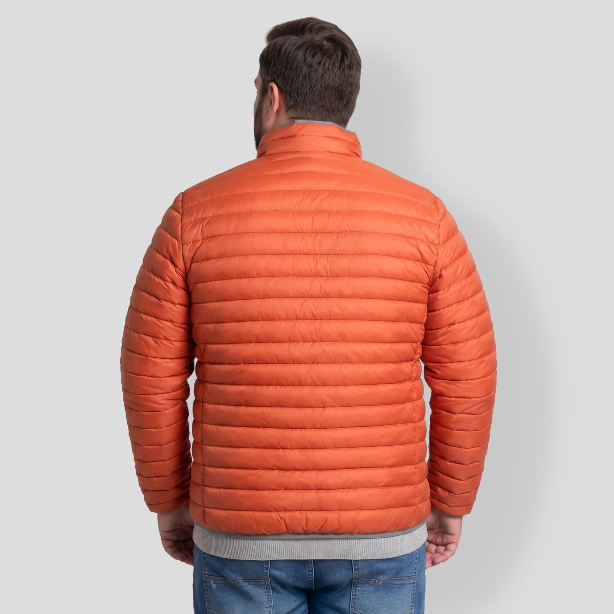 Chamarra Capitonada Empacable Plus Size para Hombre con Capucha Oculta | Greenlander - Greenlander