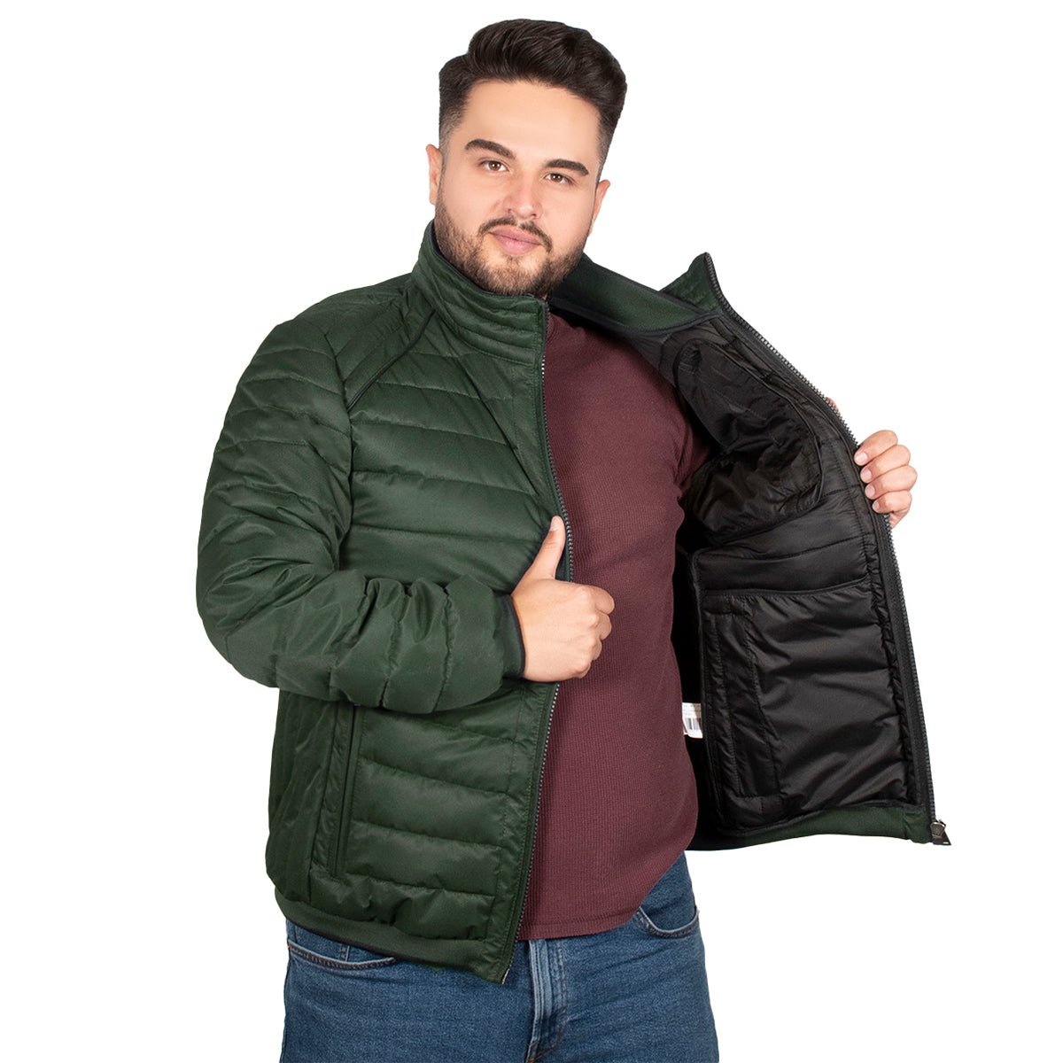 Chamarra Capitonada Hombre Plus Size - The Original Greenlander