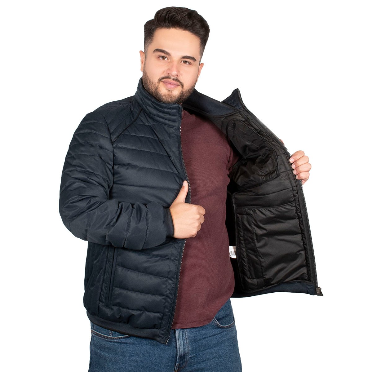 Chamarra Capitonada Hombre Plus Size - The Original Greenlander