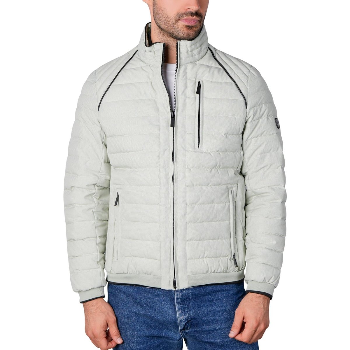 Chamarra capitonada para hombre con bolsa en pecho Greenlander - Greenlander