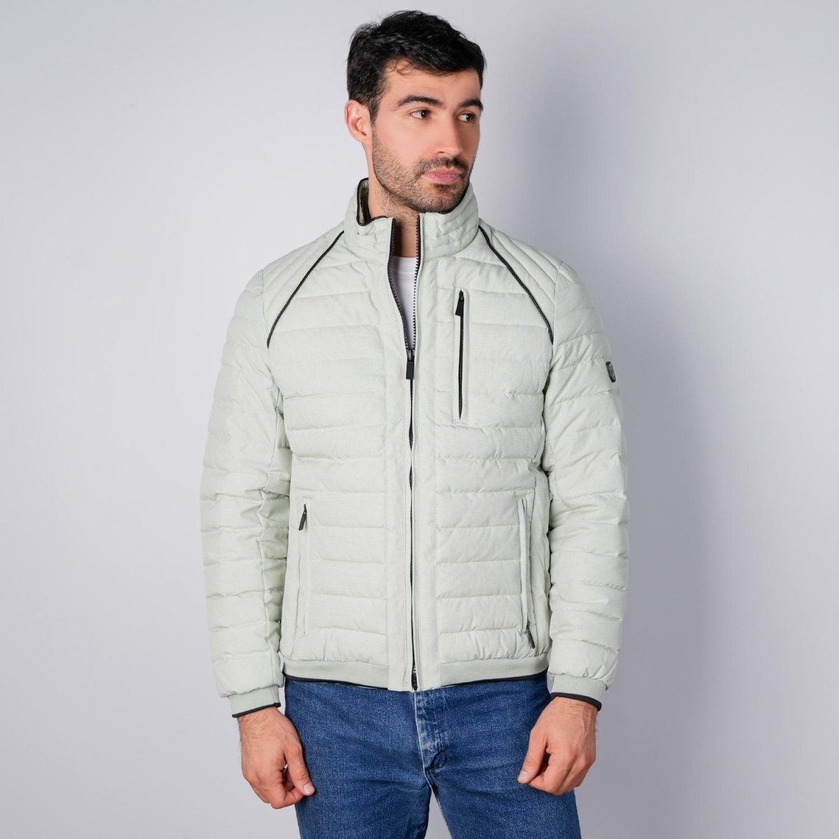 Chamarra capitonada para hombre con bolsa en pecho Greenlander - Greenlander