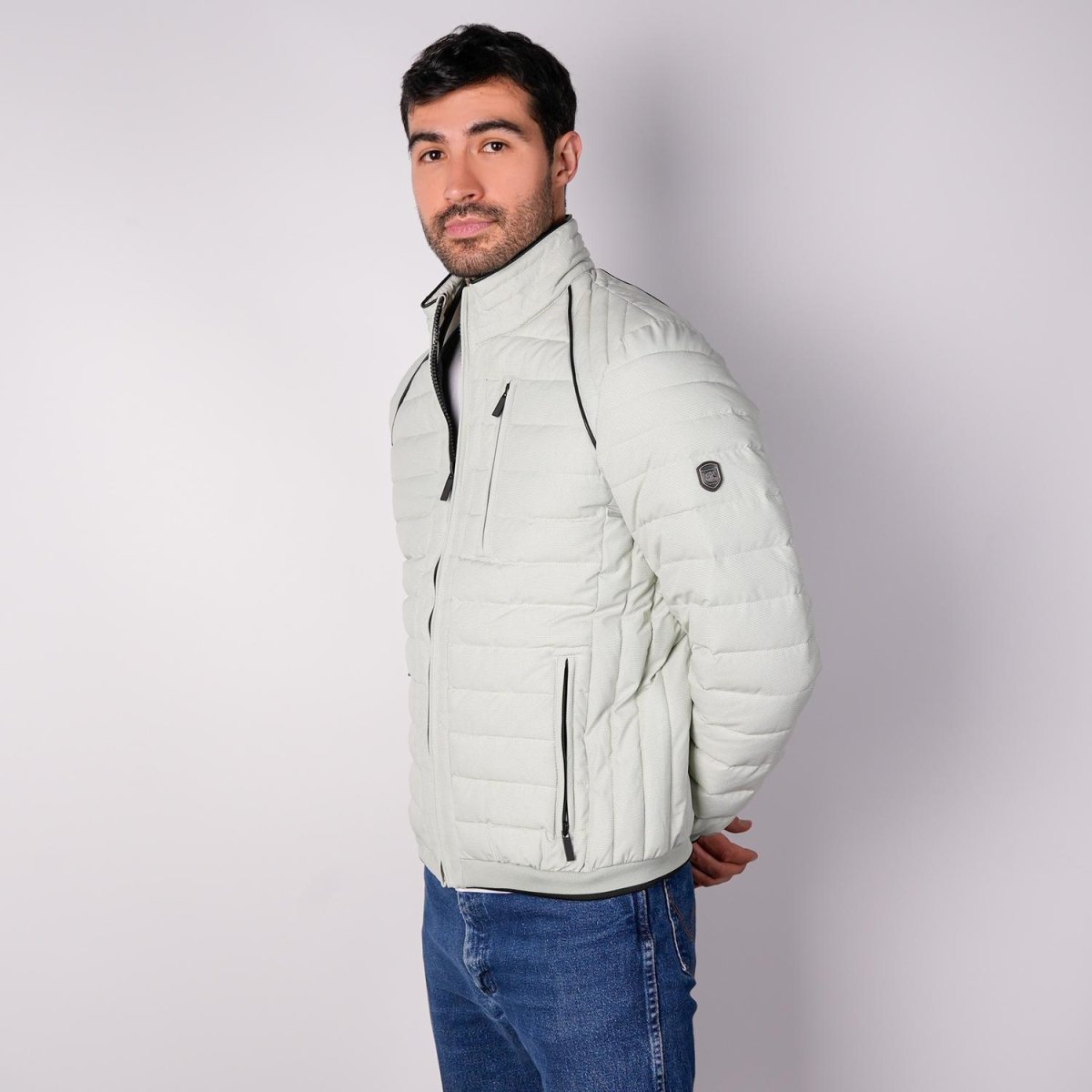 Chamarra capitonada para hombre con bolsa en pecho Greenlander - Greenlander