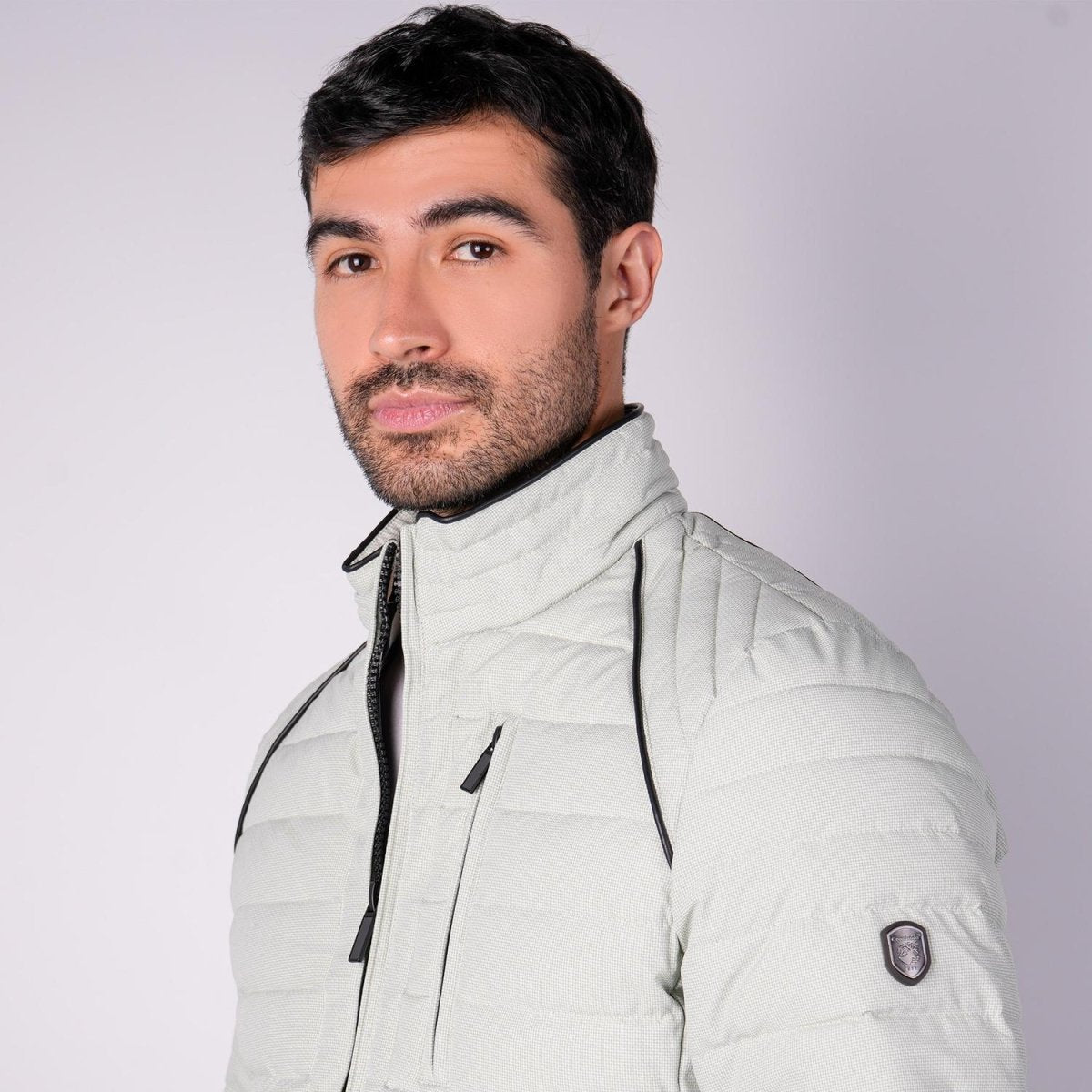 Chamarra capitonada para hombre con bolsa en pecho Greenlander - Greenlander