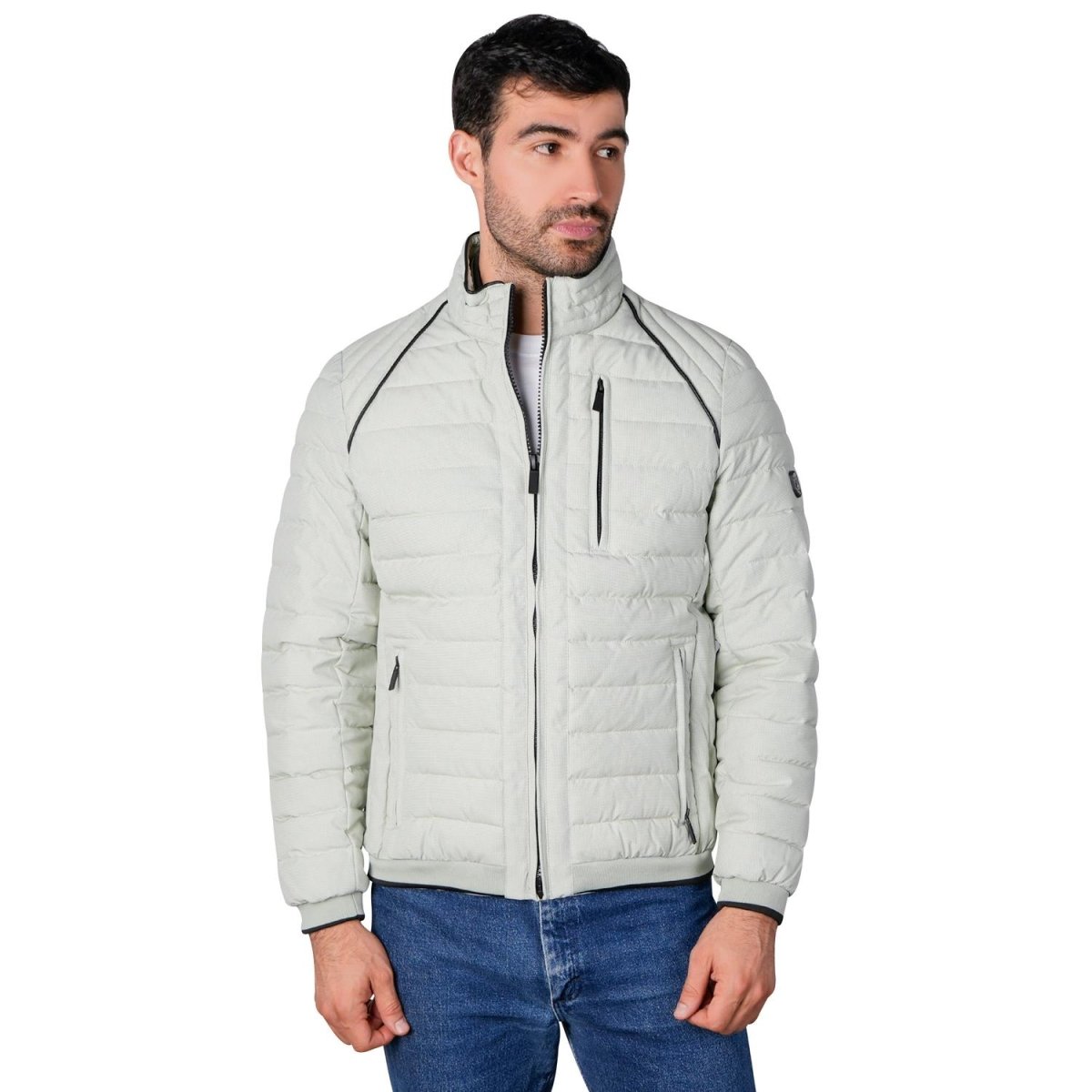 Chamarra capitonada para hombre con bolsa en pecho Greenlander - Greenlander