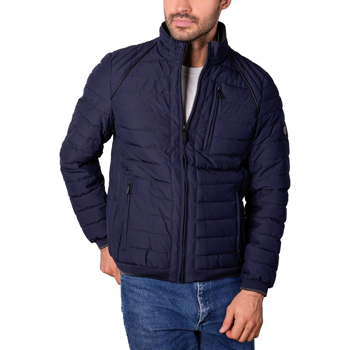 Chamarra capitonada para hombre con bolsa en pecho Greenlander - Greenlander