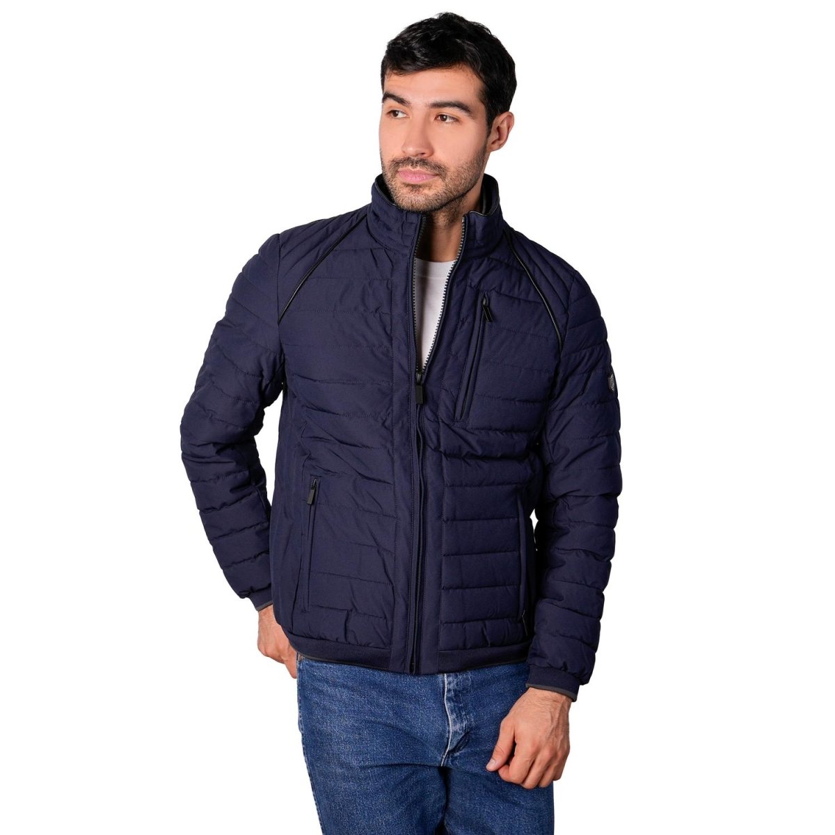 Chamarra capitonada para hombre con bolsa en pecho Greenlander - Greenlander