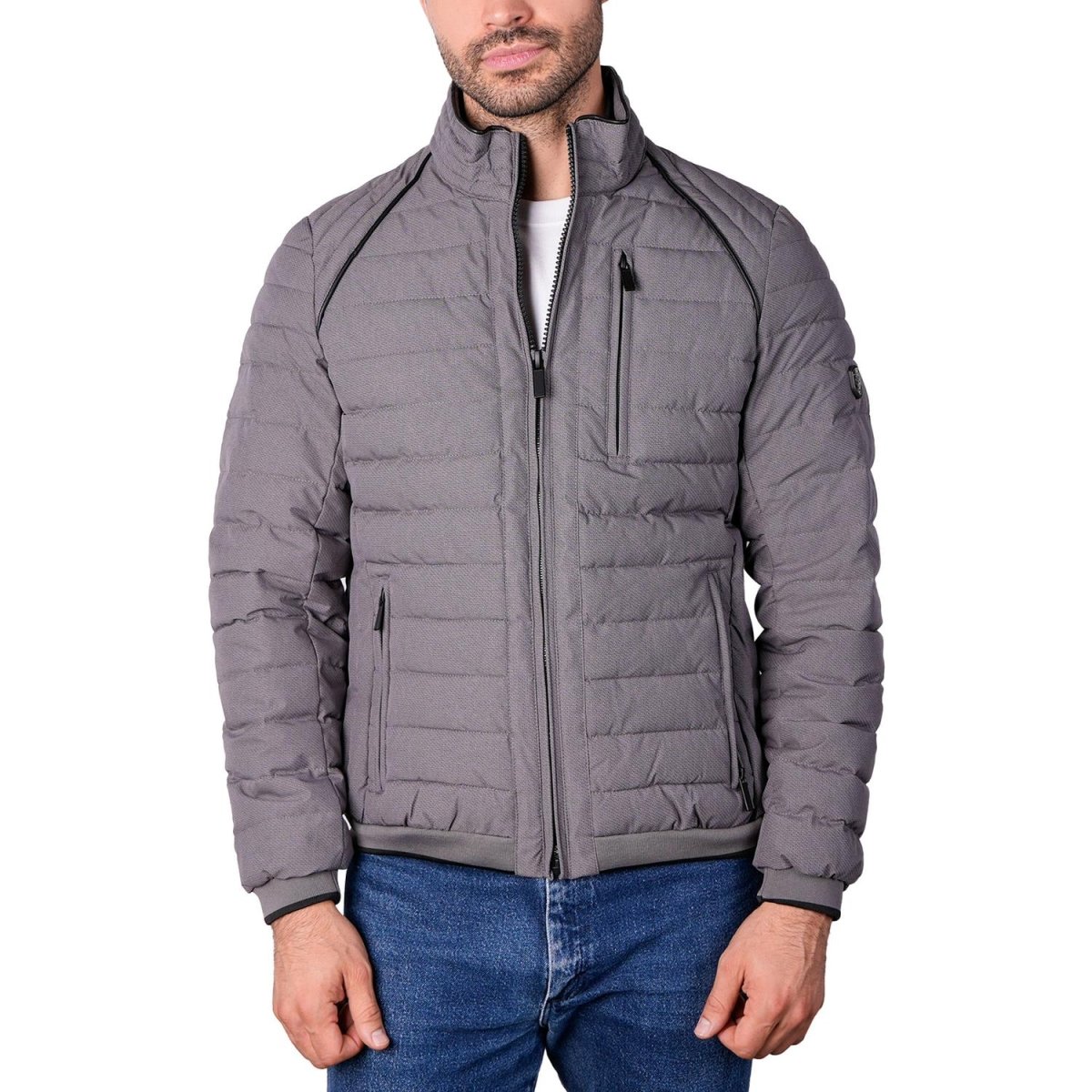 Chamarra capitonada para hombre con bolsa en pecho Greenlander - Greenlander