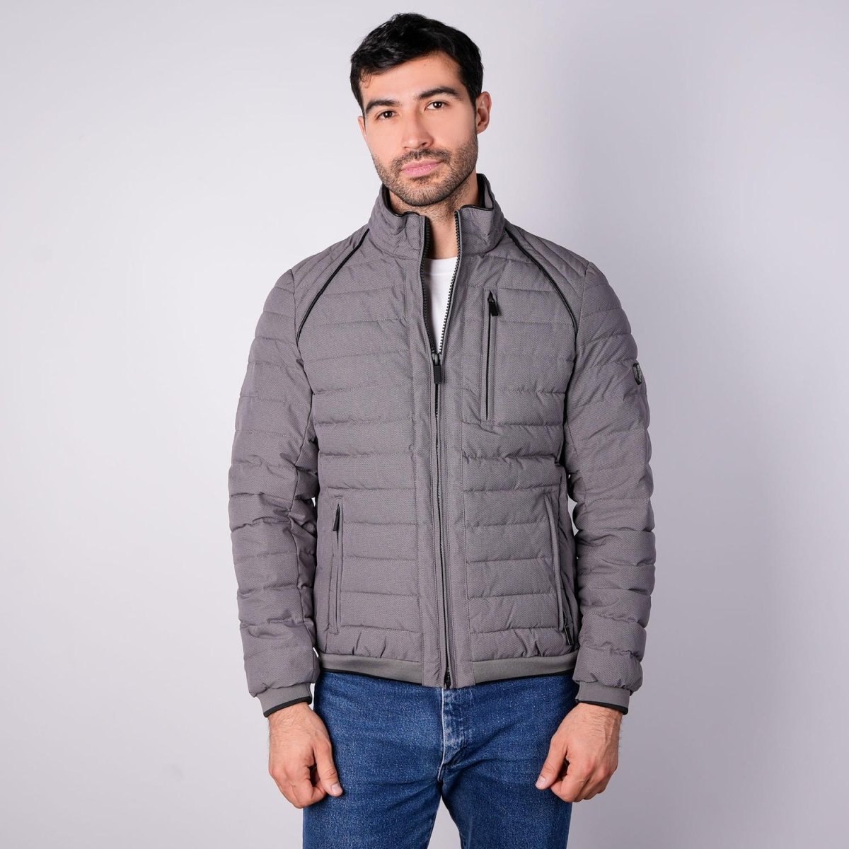 Chamarra capitonada para hombre con bolsa en pecho Greenlander - Greenlander