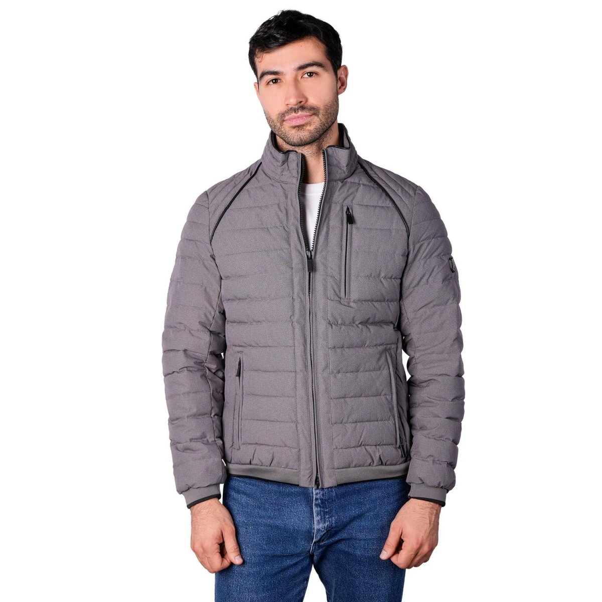 Chamarra capitonada para hombre con bolsa en pecho Greenlander - Greenlander