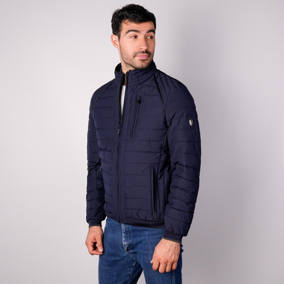 Chamarra capitonada para hombre con bolsa en pecho Greenlander - Greenlander