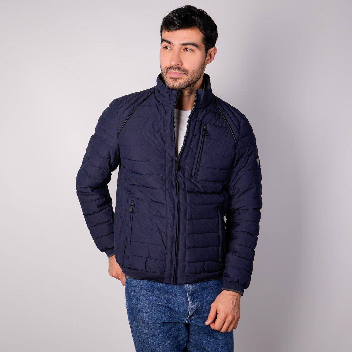 Chamarra capitonada para hombre con bolsa en pecho Greenlander - Greenlander