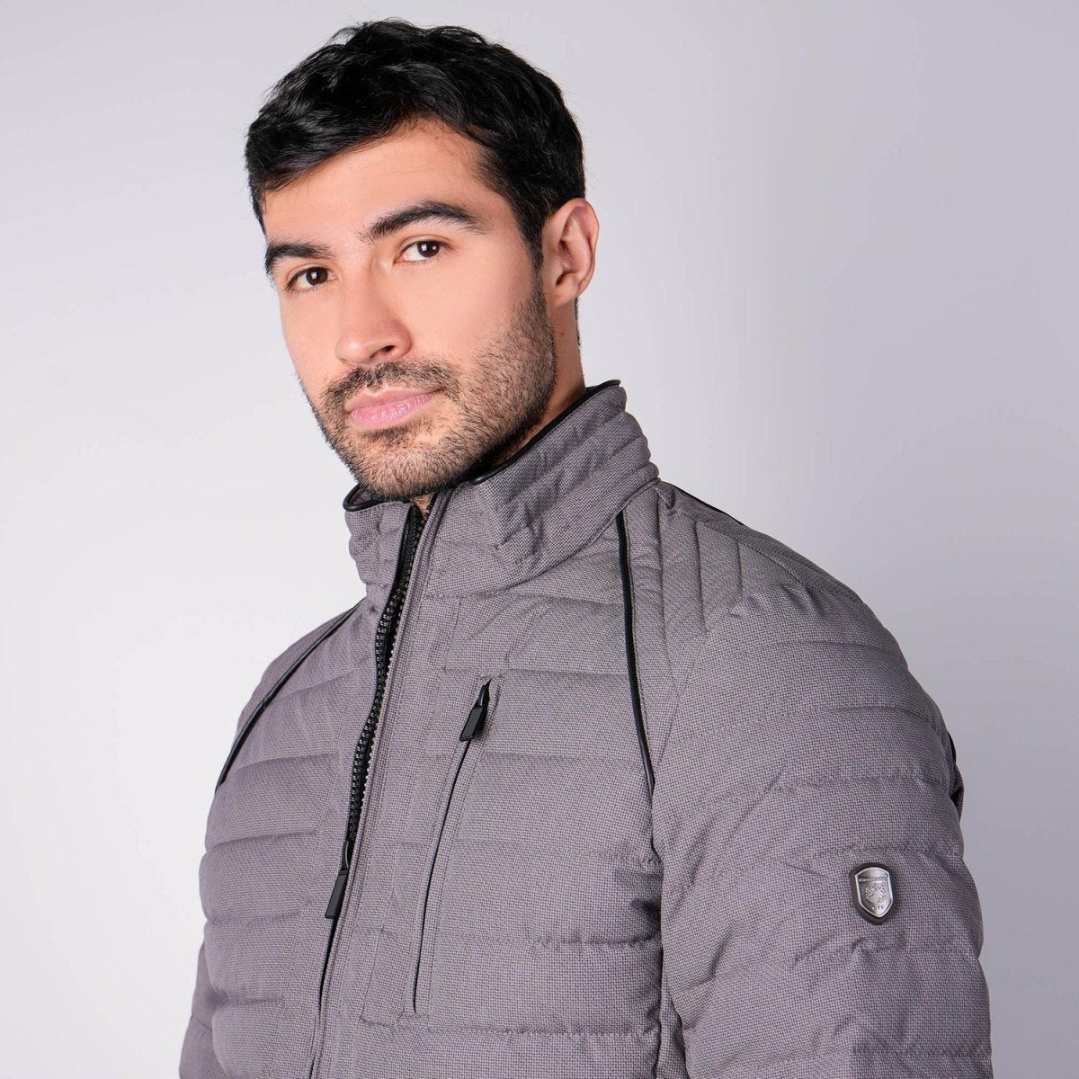 Chamarra capitonada para hombre con bolsa en pecho Greenlander - Greenlander