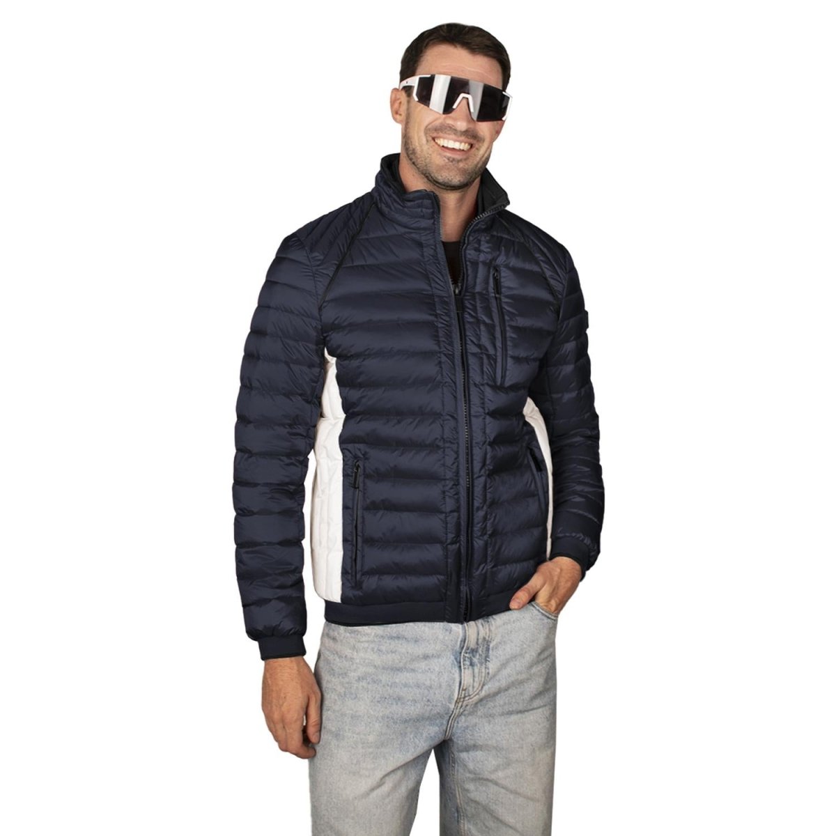 Chamarra capitonada para hombre con bolsa en pecho Greenlander - Greenlander