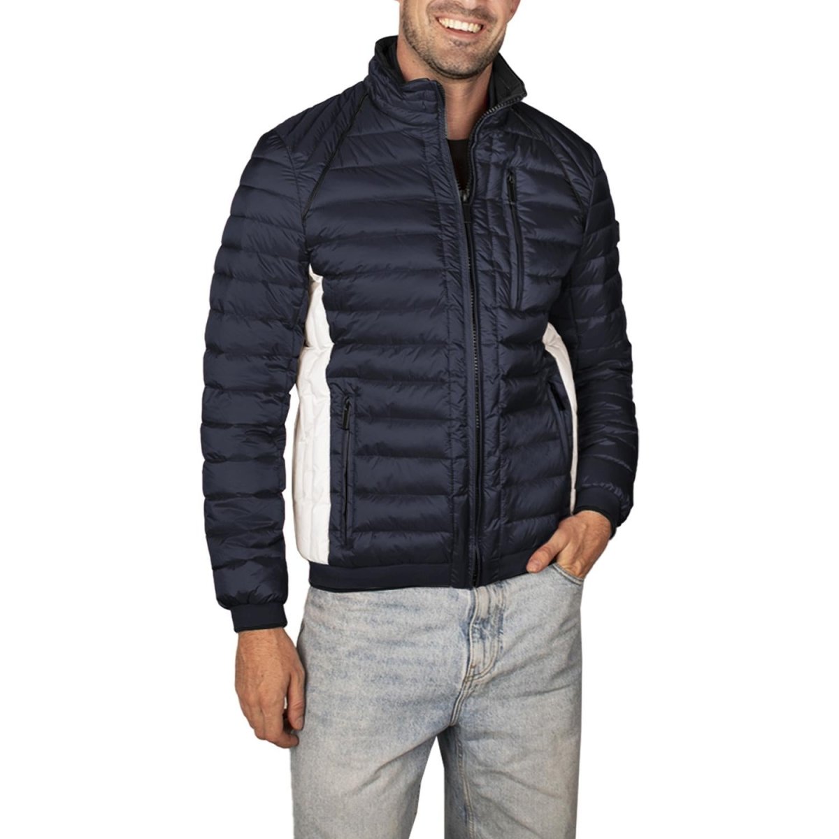 Chamarra capitonada para hombre con bolsa en pecho Greenlander - Greenlander