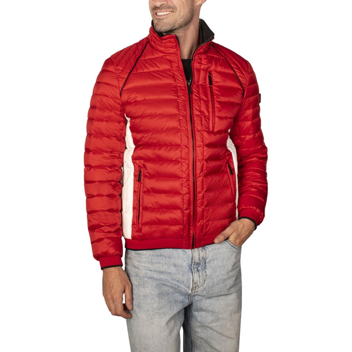 Chamarra capitonada para hombre con bolsa en pecho Greenlander - Greenlander