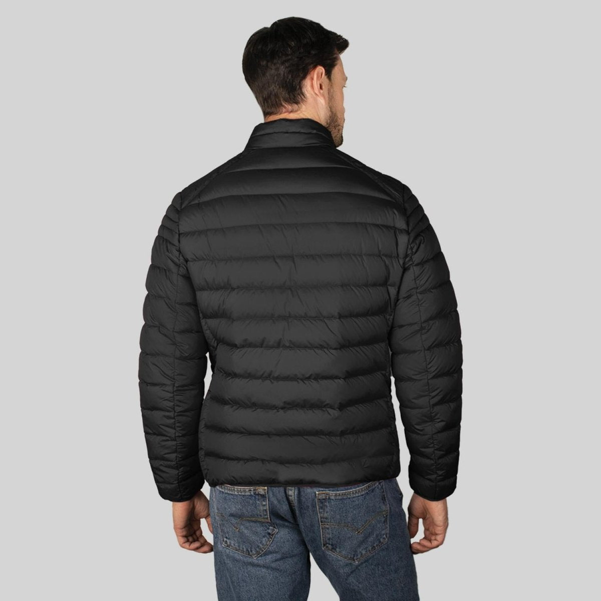 Chamarra Capitonada para hombre con bolsas a los costados y bies elástico Greenlander - Greenlander