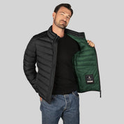 Chamarra Capitonada para hombre con bolsas a los costados y bies elástico Greenlander - Greenlander