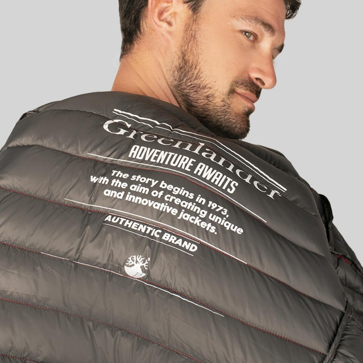 Chamarra Capitonada para hombre con bolsas a los costados y bies elástico Greenlander - Greenlander