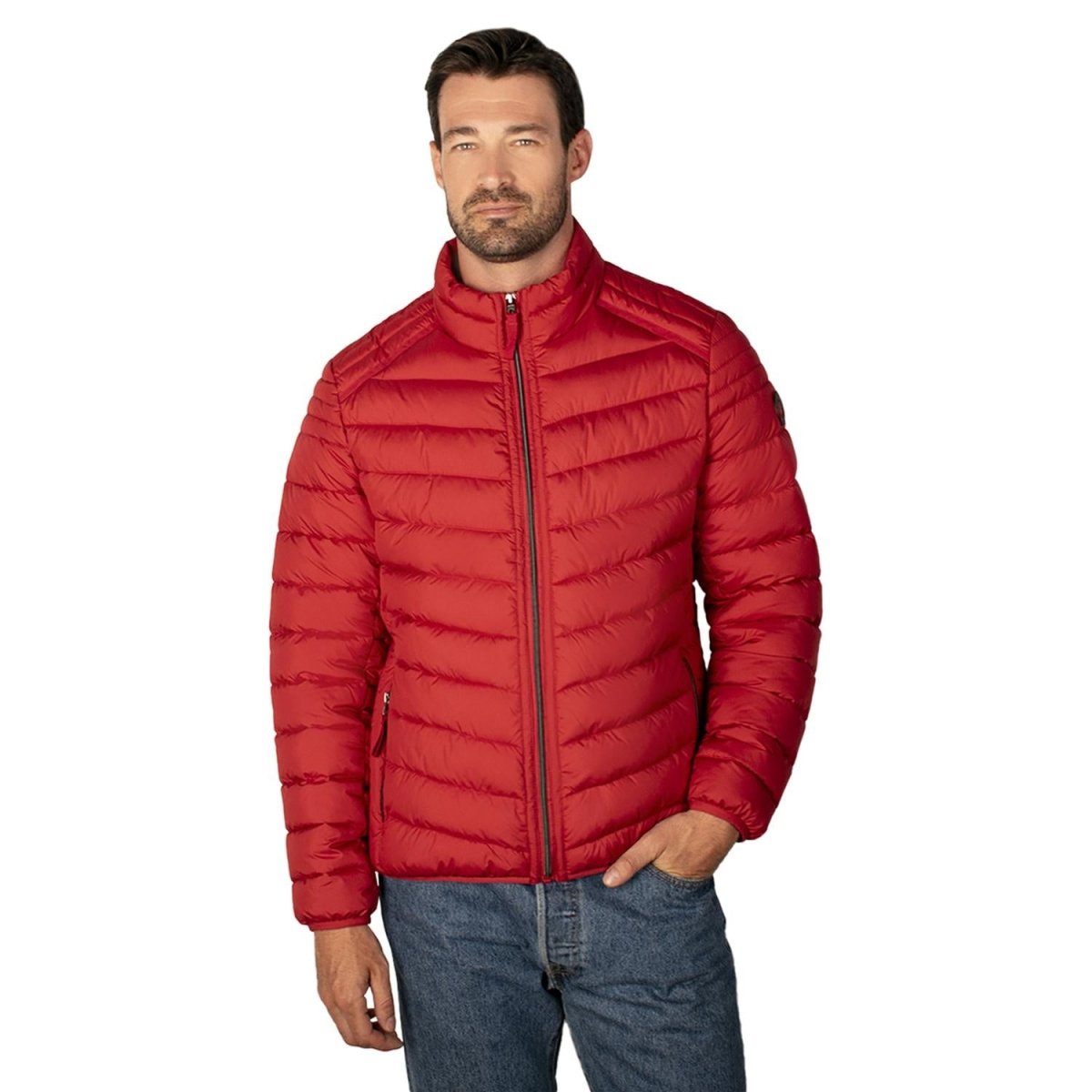 Chamarra Capitonada para hombre con bolsas a los costados y bies elástico Greenlander - Greenlander