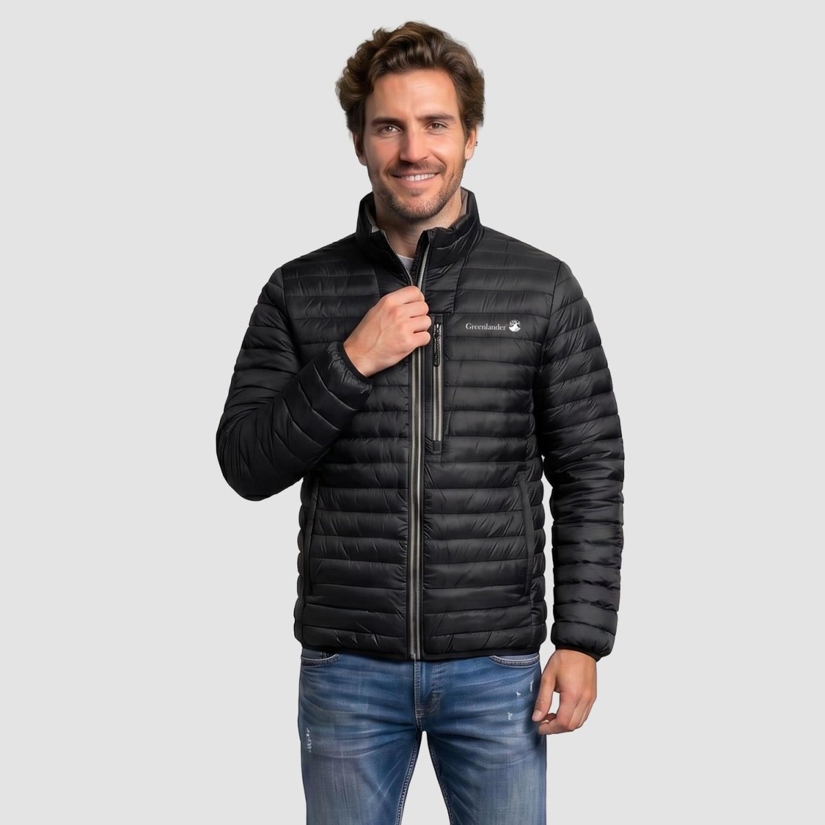 Chamarra capitonada para hombre con bolsillos Greenlander - Greenlander