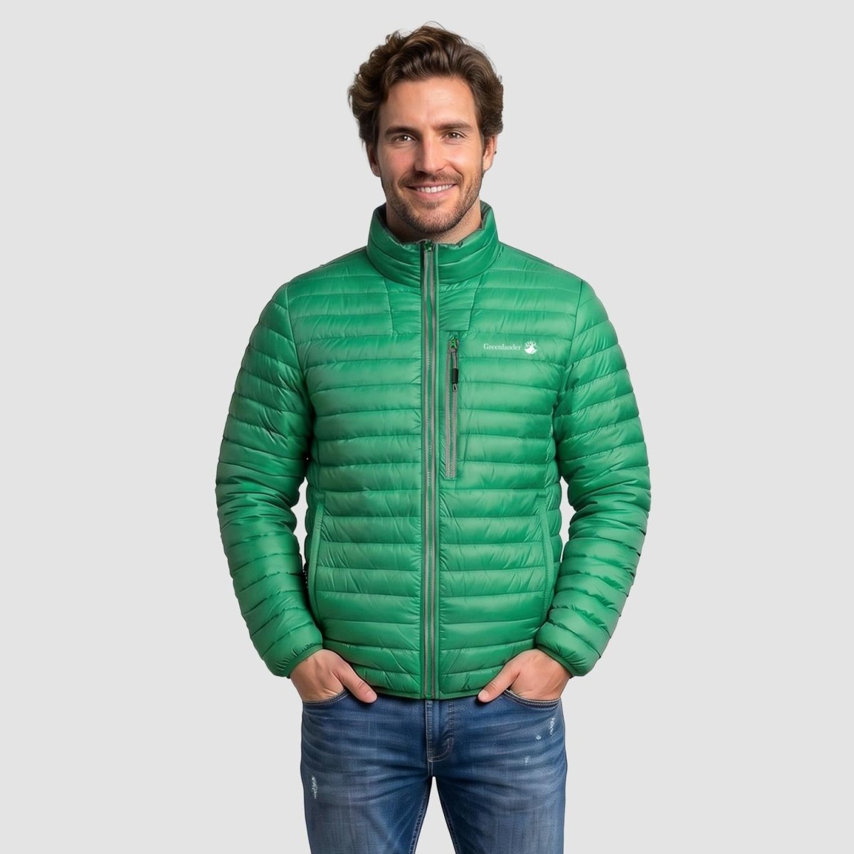 Chamarra capitonada para hombre con bolsillos Greenlander - Greenlander