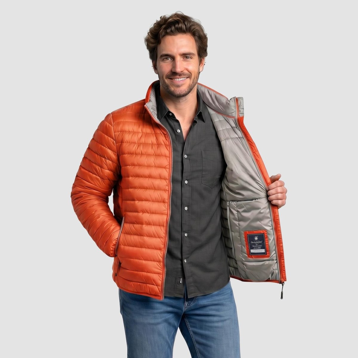 Chamarra capitonada para hombre con bolsillos Greenlander - Greenlander