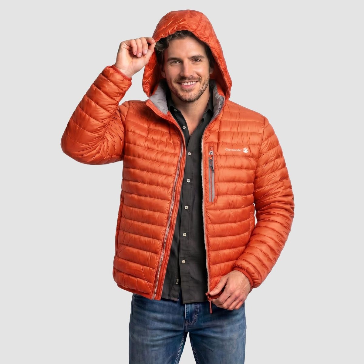 Chamarra capitonada para hombre con bolsillos Greenlander - Greenlander