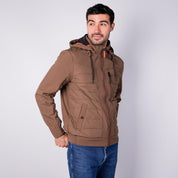 Chamarra capitonada para hombre con gorro desmontable Greenlander - Greenlander